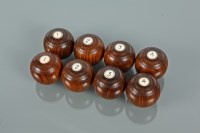 Lot 281 - EIGHT VINTAGE JACQUES OF LONDON IVORY AND...