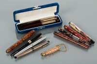 Lot 302 - CONWAY STEWART UNIVERSAL LEVER PEN and a...