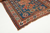 Lot 328 - KAZAK RUG mid 20th century, with geometric...