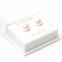 Lot 2070A - PAIR OF PEARL STUD EARRINGS each formed of a...