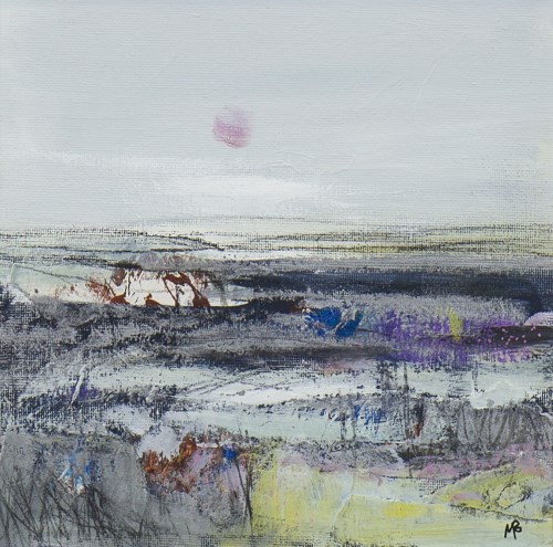 Lot 170 - MAY BYRNE, WINTER MORNING mixed media on board,...