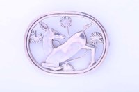 Lot 2087 - GEORG JENSEN SILVER BROOCH designed by Arno...