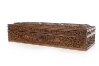 Lot 1064 - EARLY 20TH CENTURY INDIAN SANDALWOOD CARVED...