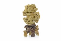 Lot 1066 - 20THE CENTURY CHINESE SOAPSTONE CARVING...