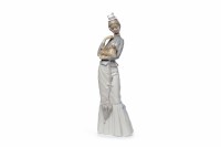 Lot 1213 - LLADRO FIGURE 'A WALK WITH DOG' by Jose Roig,...