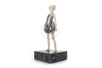 Lot 1694 - ART DECO STLYE FIGURE OF A GIRL AFTER F....