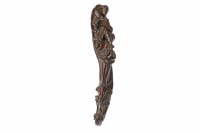 Lot 1711 - TWO 20TH CENTURY CARVED CARYATIDS each...