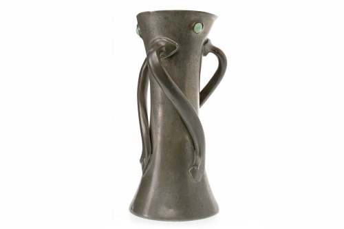 Lot 1713 - EARLY 20TH CENTURY TUDRIC PEWTER VASE marked...