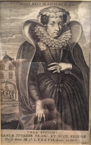 Lot 39 - AFTER CORNELIS GALLE (BELGIAN 1576 - 1650), MARY QUEEN OF SCOTS