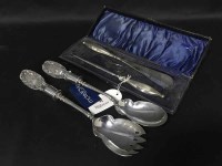 Lot 26 - SILVER MOUNTED BUTTON HOOK AND SHOE HORN IN...