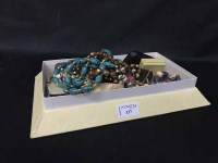 Lot 137 - LOT OF COSTUME JEWELLERY including brooches,...