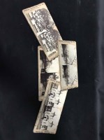 Lot 157 - LOT OF OLD PHOTOGRAPHS along with stereoscopic...