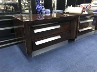 Lot 276 - PAIR OF MODERN BEDSIDE CHESTS
