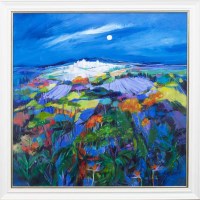 Lot 92 - SHELAGH CAMPBELL, ANDALUSIAN SUMMER acrylic on...