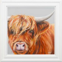 Lot 116 - LYNNE JOHNSTONE HAMISH oil on canvas board,...