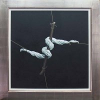 Lot 173 - * ALISON DUNLOP RSW, TWISTER oil on canvas,...