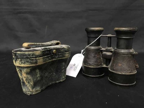 Lot 43 - MINER'S LAMP along with two pairs of...