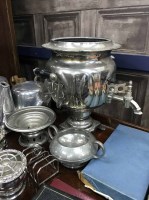 Lot 84 - LOT OF SUNDRY METAL WARE including silver...
