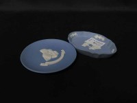 Lot 87 - LOT OF WEDGWOOD JASPERWARE and a Poole part...