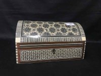 Lot 120 - PERSIAN DOME TOP TRINKET BOX and three others...