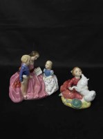 Lot 180 - ROYAL DOULTON FIGURE GROUP OF 'THE BEDTIME...