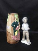Lot 205 - BURLEIGH WARE NOVELTY JUG together with a...