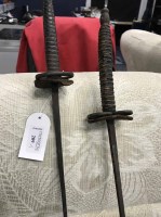 Lot 209 - TWO FENCING SWORDS