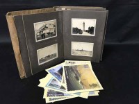 Lot 216 - LOT OF POSTCARDS AND PHOTOGRAPH ALBUMS...