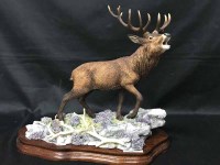 Lot 260 - BORDER FINE ARTS FIGURE OF A STAG ' HIGHLAND...