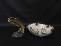 Lot 286 - ROYAL WORCESTER COMPORT along with a Beswick...