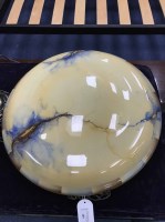 Lot 289 - MARBLED GLASS CEILING LIGHT SHADE