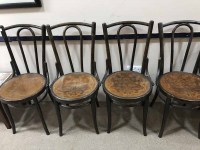 Lot 318 - FOUR BENTWOOD CHAIRS