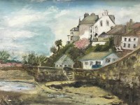 Lot 326 - * MARTHA SCHLESINGER VIEW OF GOREY, JERSEY oil...