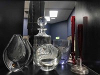 Lot 355 - LOT OF MIXED GLASS INCLUDING ORREFORS