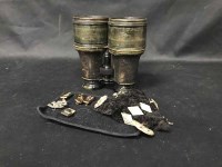 Lot 400 - WWII GAS MASK MARKED FOR THE HOME OFFICE along...