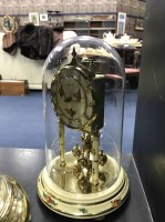 Lot 410 - KUNDO ANNIVERSARY CLOCK TOGETHER WITH HALLER...