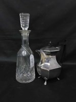 Lot 422 - WATERFORD CRYSTAL DECANTER WITH STOPPER along...