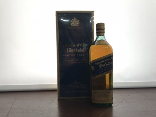 Lot 6 - JOHNNIE WALKER BLUE LABEL Blended Scotch...