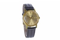 Lot 873 - GENTLEMAN'S OMEGA GENEVE GOLD PLATED AUTOMATIC...