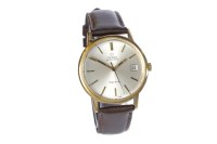 Lot 875 - GENTLEMAN'S OMEGA GENEVE GOLD PLATED AUTOMATIC...