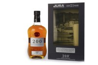 Lot 1026 - JURA AGED 21 YEARS - 200TH ANNIVERSARY Active....