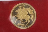 Lot 535 - GOLD ISLE OF MAN HALF SOVEREIGN DATED 1979