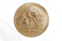 Lot 536 - GOLD SOVEREIGN DATED 1974