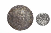 Lot 539 - SPANISH DUBLOON DATED 1736 along with an...