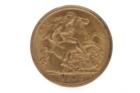 Lot 549 - GOLD HALF SOVEREIGN DATED 1906