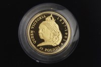 Lot 552 - QUEEN VICTORIA 2001 GUERNSEY GOLD PROOF £25...