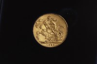 Lot 556 - GOLD SOVEREIGN DATED 1898 in box, with...