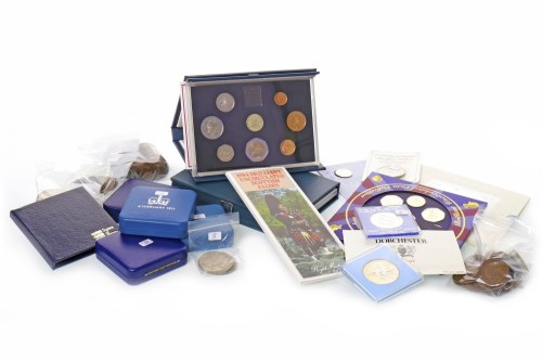 Lot 568 - GROUP OF VARIOUS TWENTIETH CENTURY COINS AND...