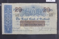 Lot 578 - THE ROYAL BANK OF SCOTLAND £20 TWENTY POUND...