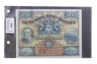 Lot 584 - THE NATIONAL BANK OF SCOTLAND £1 ONE POUND...